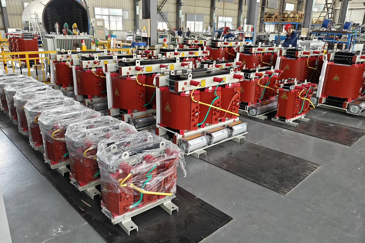 Dry-type transformers in production