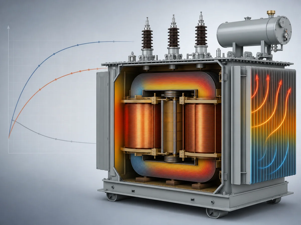 Transformer Losses and Efficiency: No-Load Loss, Load Loss and Temperature related equipment